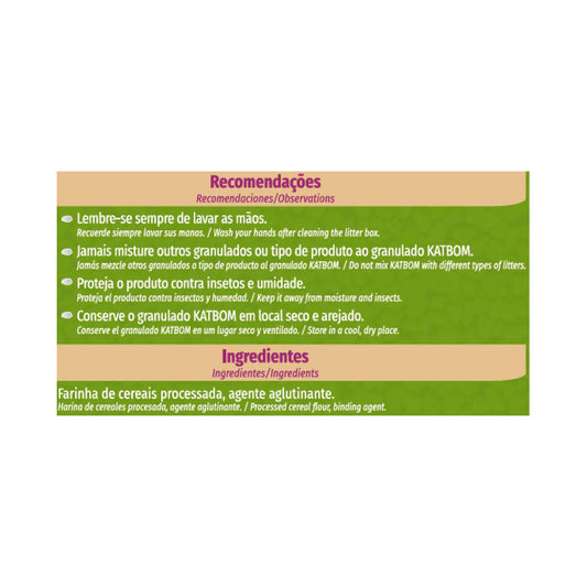 Granulado Higiênico Kat Bom Tradicional Para Gatos