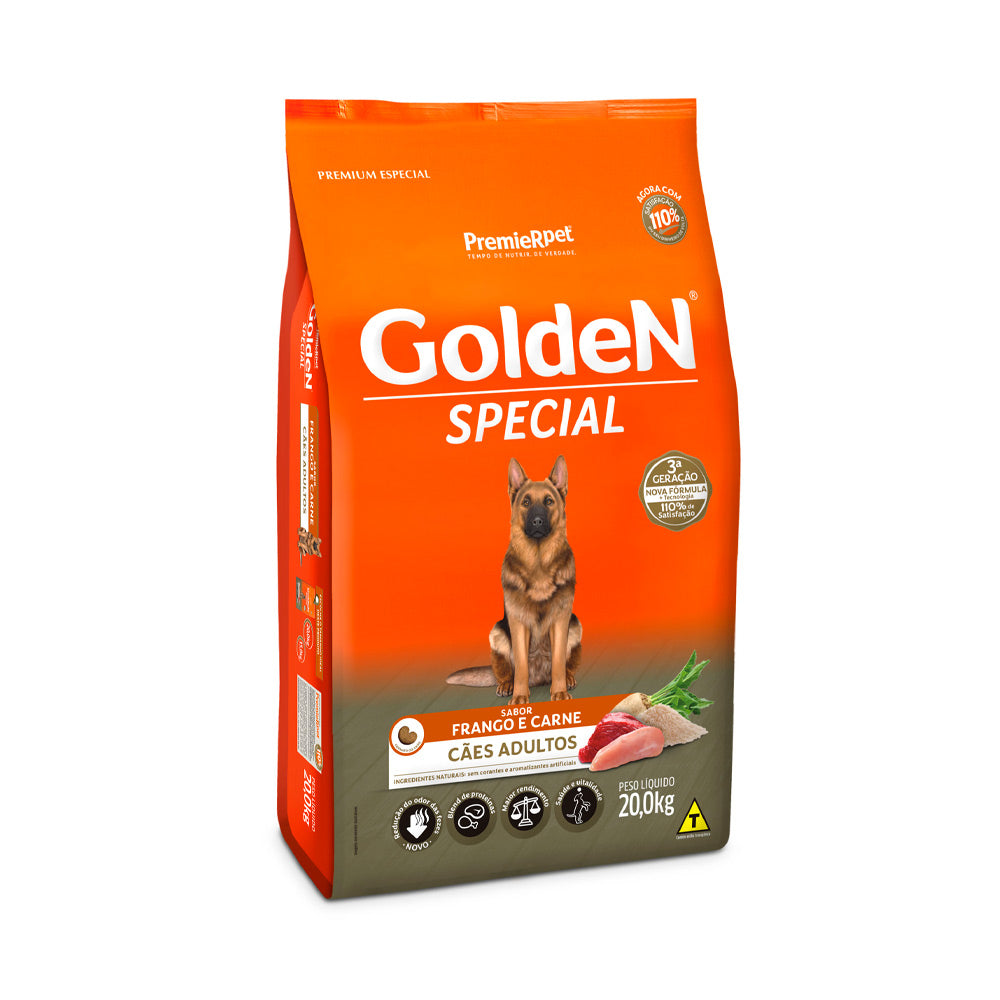 Ração Golden Special para Cães Adultos Sabor Frango e Carne 15KG