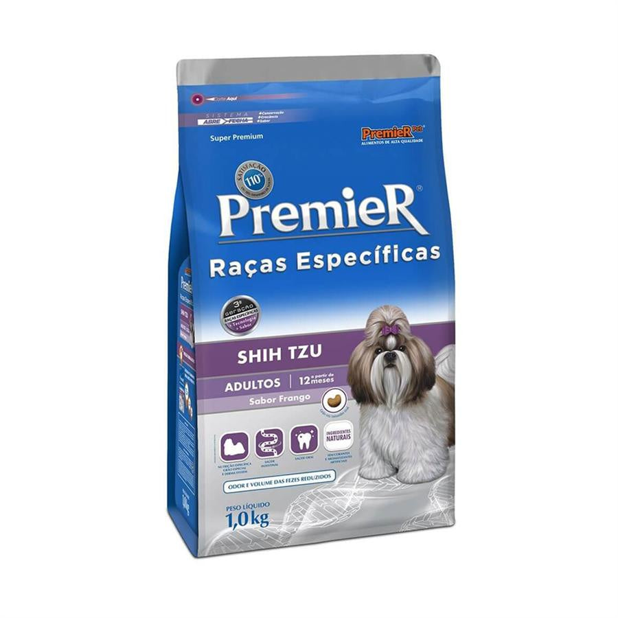 Ração Premier Raças Específicas Cães Adultos Shih Tzu 1 Kg