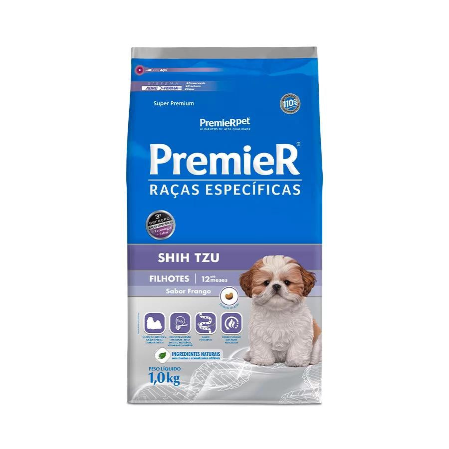 Ração Premier Raças Específicas Shih Tzu Cães Filhotes 1KG