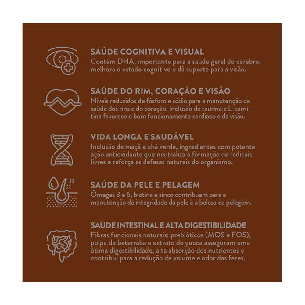 Ração Quatree Supreme Cães Sênior +7 Raças Pequenas Frango e Salmão - 3kg