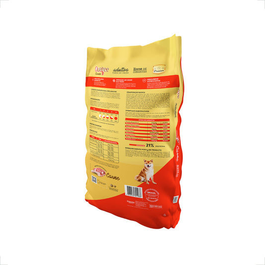 Ração Quatree Gourmet Cães Adultos Carne - 15Kg