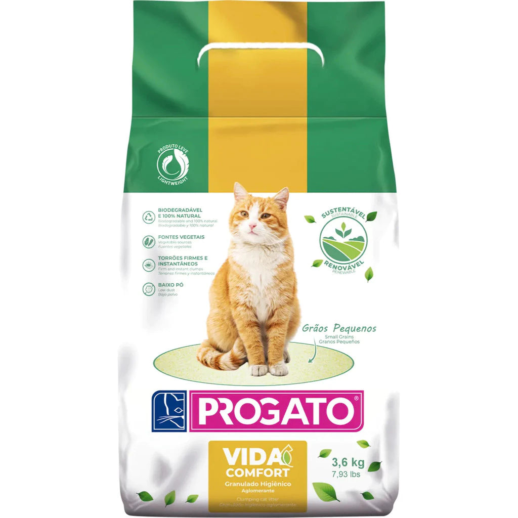 Areia Higiênica ProGato Comfort Grãos Finos 3,6 kg