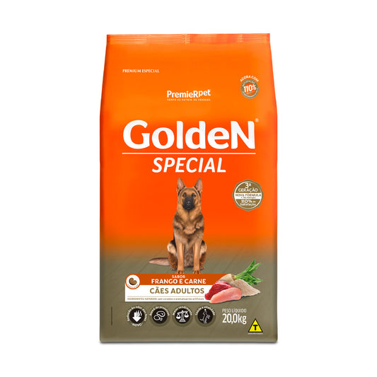 Ração Golden Special para Cães Adultos Sabor Frango e Carne 15KG