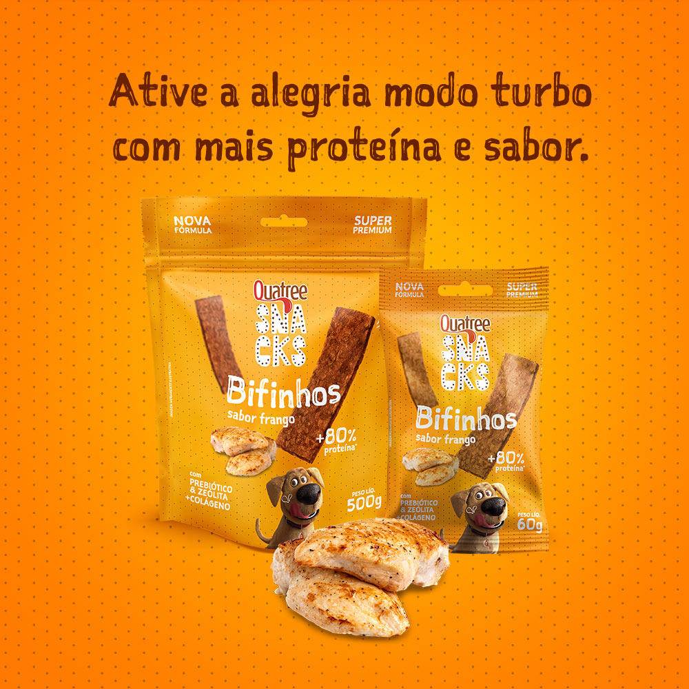 Snack Quatree para Cães Sabor Frango