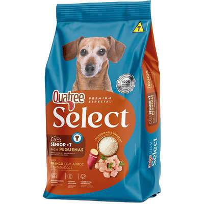 Quatree Select para Cães Sênior +7 Raças Pequenas 10KG