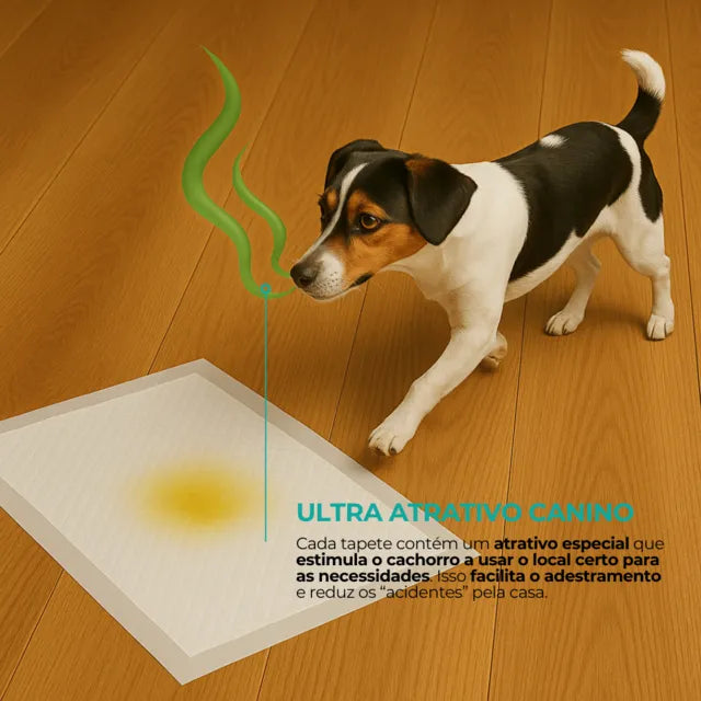 Tapete Higienico Uai Pet 80x60 Aroma Bebe 30 Unidades