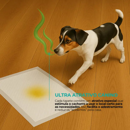 Tapete Higienico Uai Pet 80x60 Aroma Bebe 30 Unidades