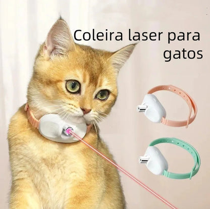 Coleira Colar Para Gatos Pet C/ Laser Interativo