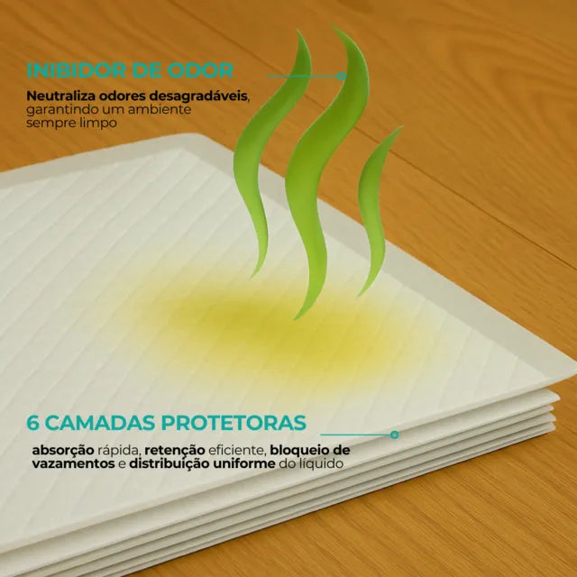 Tapete Higienico Uai Pet 80x60 Aroma Bebe 30 Unidades