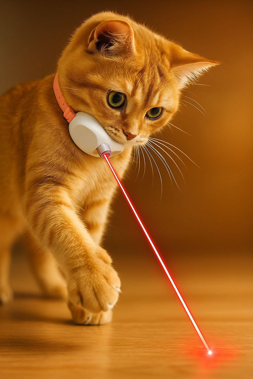 Coleira Colar Para Gatos Pet C/ Laser Interativo