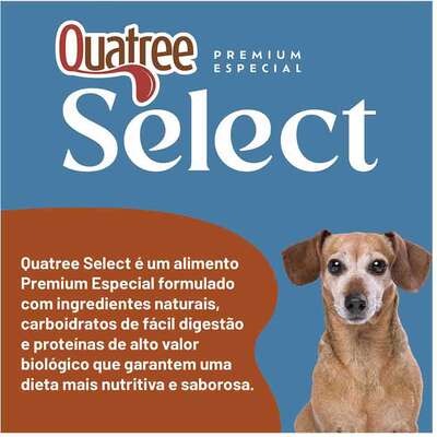 Quatree Select para Cães Sênior +7 Raças Pequenas 10KG