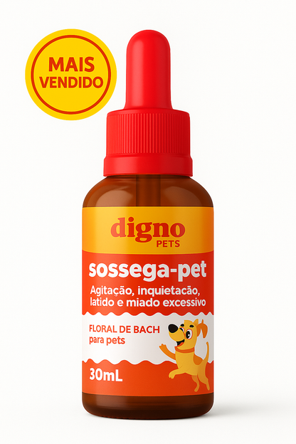 Floral Pet Sossega Pet Digno Agitação, Latido E Miado - 30ml