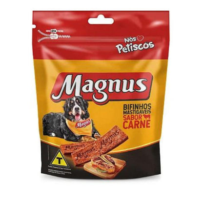 Bifinho Petisco Magnus 500g Sabor Carne - Petisco para Cachorros Pet
