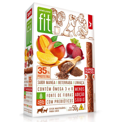 Petisco Para Cães Spin Fit Kit 8 Unidades Sabor Manga