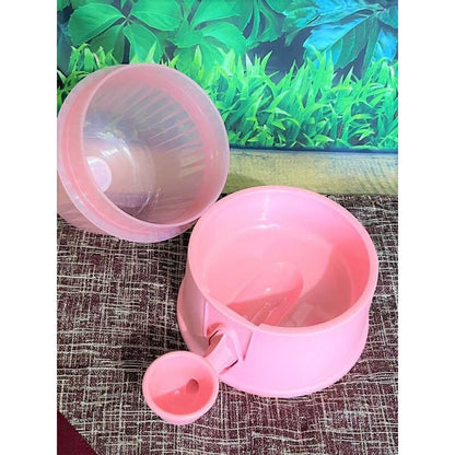 Bebedouro Transparente Para Pelos Longos Vida Mansa Cães e Gatos 2 Litros