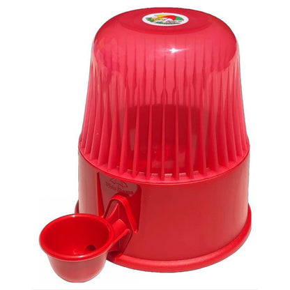 Bebedouro Transparente Para Pelos Longos Vida Mansa Cães e Gatos 2 Litros