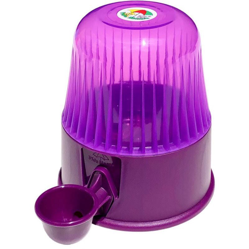 Bebedouro Transparente Para Pelos Longos Vida Mansa Cães e Gatos 2 Litros