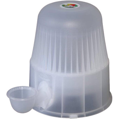 Bebedouro Transparente Para Pelos Longos Vida Mansa Cães e Gatos 2 Litros