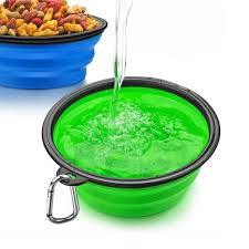 Bebedouro Comedouro Retrátil para Cachorro Gato Pet Passeio Hidratação Prático