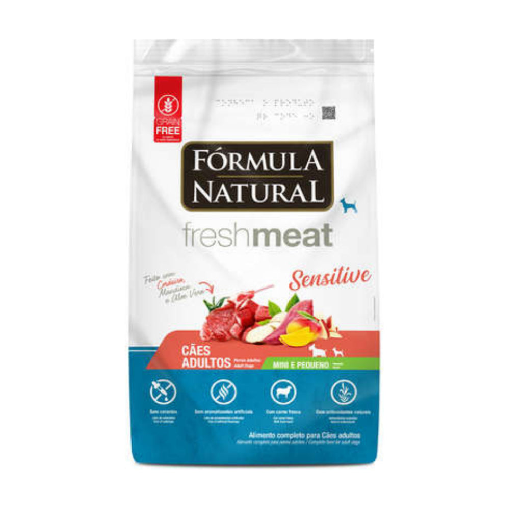 Formula Natural Sensitive 1kg Fresh Meat Para Cães Adultos Mini e Pequeno