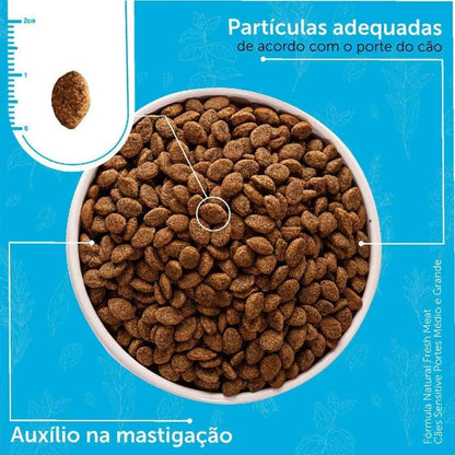 Formula Natural Sensitive 1kg Fresh Meat Para Cães Adultos Mini e Pequeno