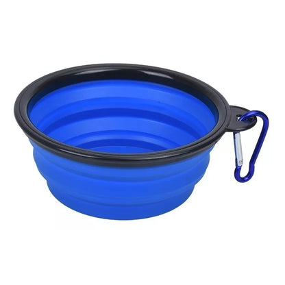 Bebedouro Comedouro Retrátil para Cachorro Gato Pet Passeio Hidratação Prático