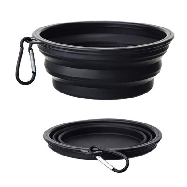 Bebedouro Comedouro Retrátil para Cachorro Gato Pet Passeio Hidratação Prático