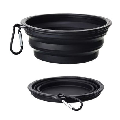 Bebedouro Comedouro Retrátil para Cachorro Gato Pet Passeio Hidratação Prático