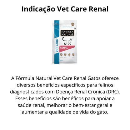 Ração Fórmula Natural Vet Care Renal Gatos 1,5kg Adimax
