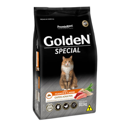 Ração para Gatos Golden 10.1kg Diversos Sabores