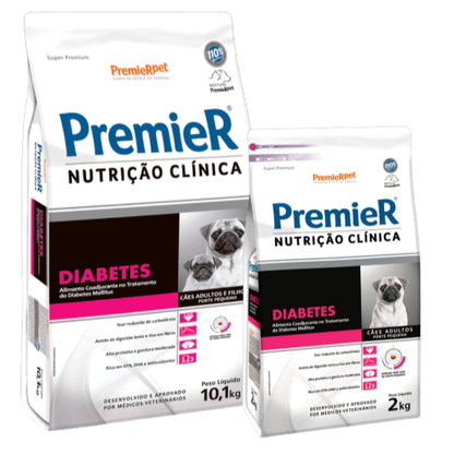 Ração Premier Tratamento Clinico Diabetes Porte Pequeno