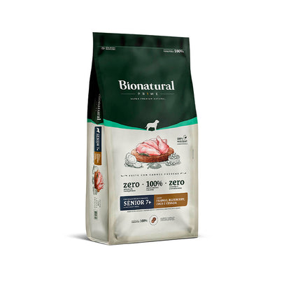 Ração Bionatural Prime Cães Sênior 7+ Raças Médias e Grandes sabor Frango