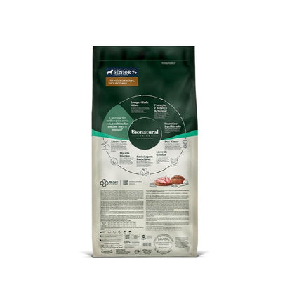Ração Bionatural Prime Cães Sênior 7+ Raças Médias e Grandes sabor Frango