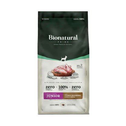 Ração Bionatural Prime Junior Cães Filhotes Raças Pequenas Frango