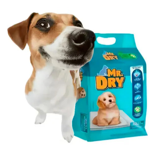 Tapete Higiênico Mr Dry para Cães 80X60Cm - 30 unidades