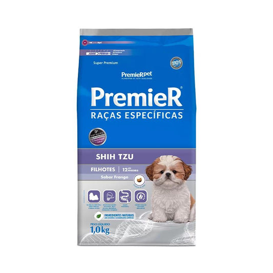 Ração Premier Raças Específicas Shih Tzu Cães Filhotes 1KG
