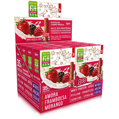 Kit Petisco Spin Fit Framboesa 8 Caixinhas