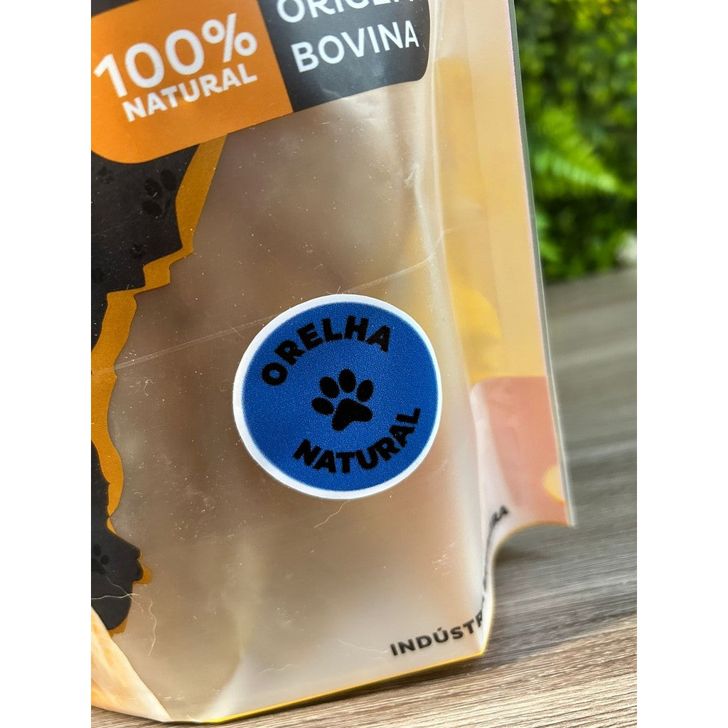 Orelha Bovina Desidratada Natural 4un Petsko