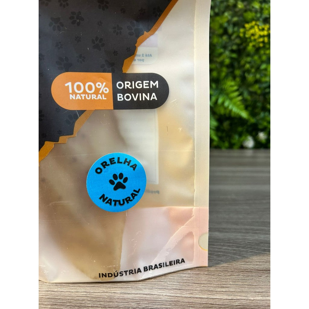 Orelha Bovina Desidratada Natural 2un Petsko