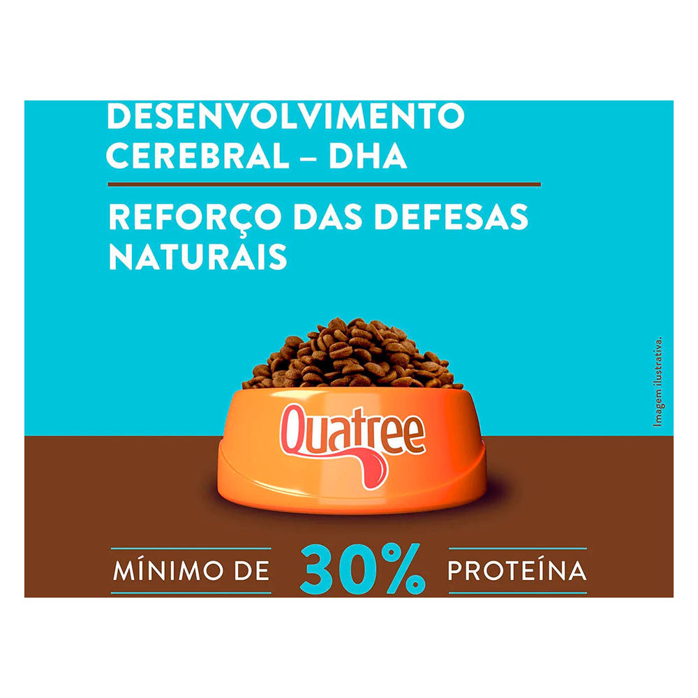 Ração Quatree Supreme Cães Filhotes Raças Pequenas Frango e Batata Doce 3kg