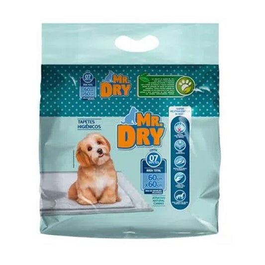 Tapete Higienico Mr Dry 60x60 7 Unidades