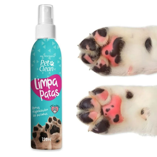 Spray Higienizador de Patinhas 120 ml - Pet Clean