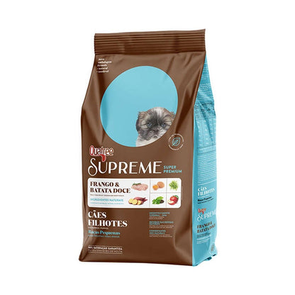 Ração Quatree Supreme Cães Filhotes Raças Pequenas Frango e Batata Doce - 1kg