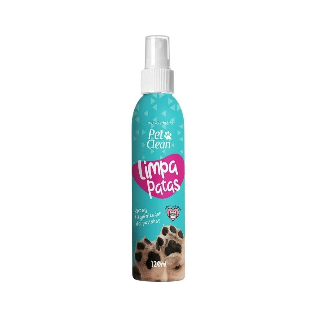 Spray Higienizador de Patinhas 120 ml - Pet Clean