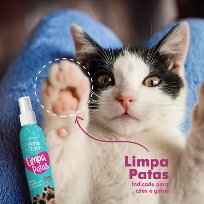 Spray Higienizador de Patinhas 120 ml - Pet Clean