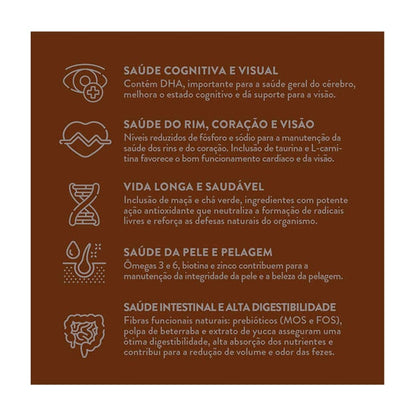 Ração Quatree Supreme Cães Sênior +7 Raças Pequenas Frango e Salmão - 3kg