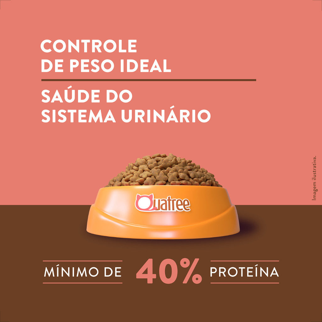 Ração Quatree Supreme Gatos Castrados Salmão e Batata Doce - 10,1Kg
