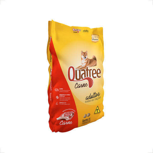 Ração Quatree Gourmet Cães Adultos Carne - 15Kg
