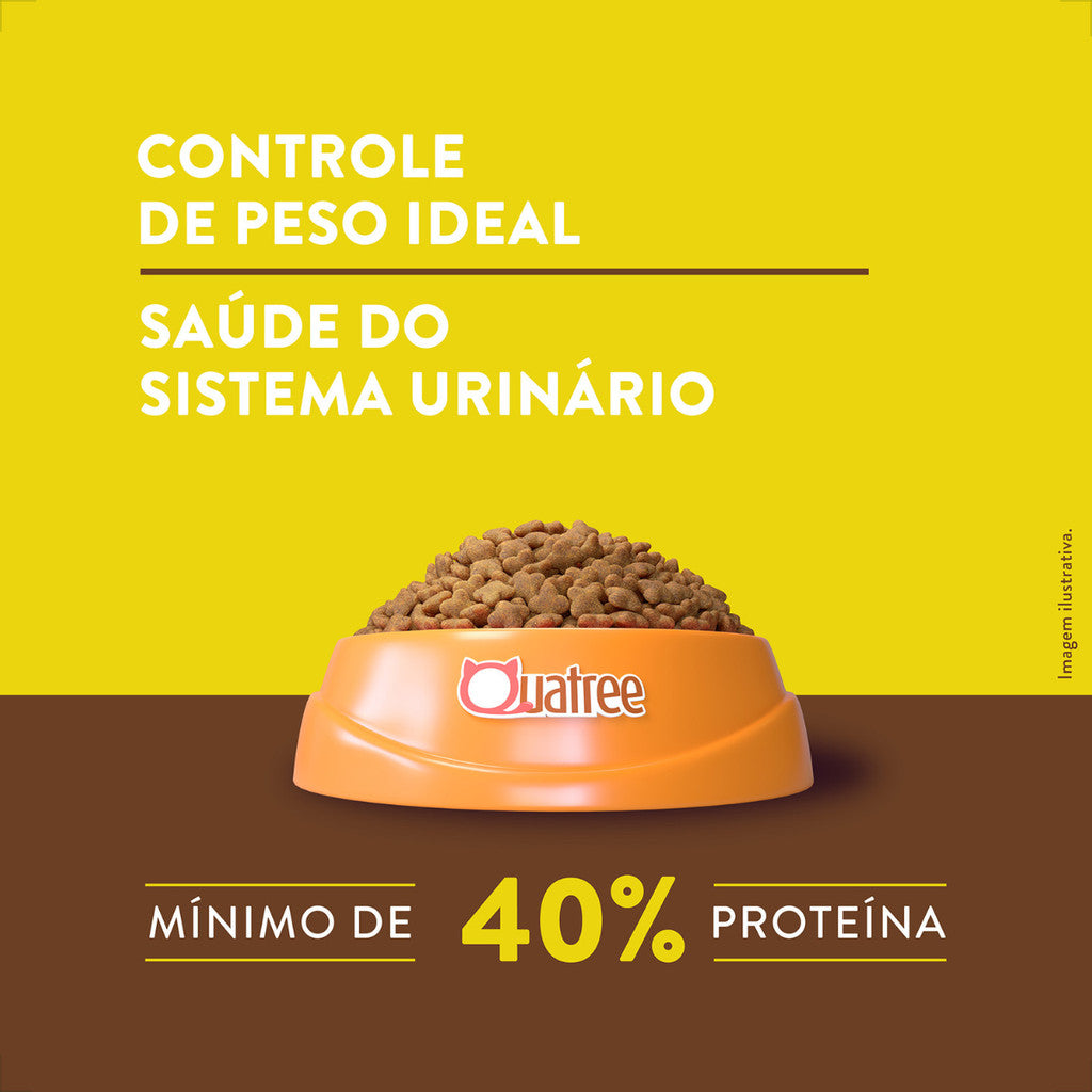 Ração Quatree Supreme Gatos Castrados Frango e Batata Doce - 10,1Kg